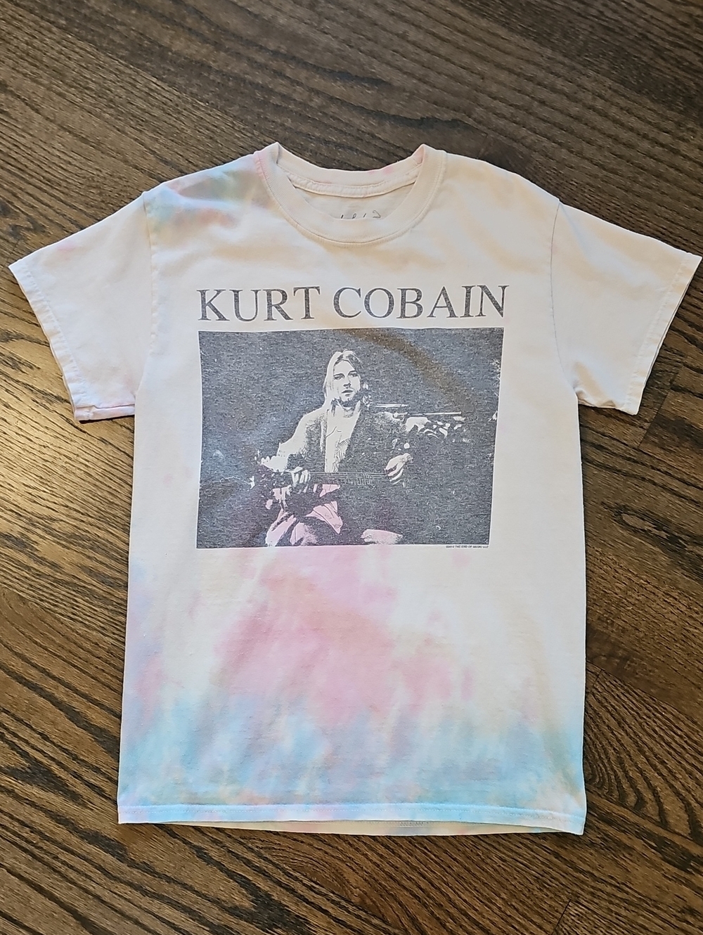 Retro Grunge Tie Die Concert Tee - Well Worn - Open To Offers
